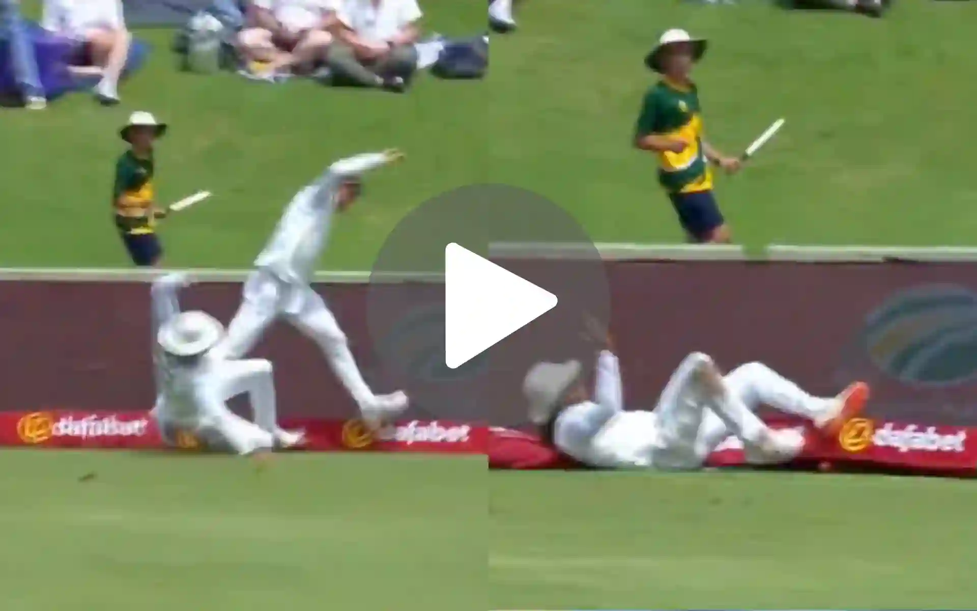 [Watch] Tristan Stubbs And Tony de Zorzi Involved In Nasty Collision In Boxing Day Test